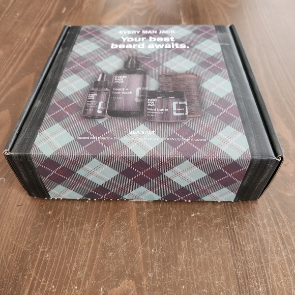 Every Man Jack Sea Salt Beard Kit - 4 Piece Set - OPEN BOX - New Never Used - Picture 9 of 11